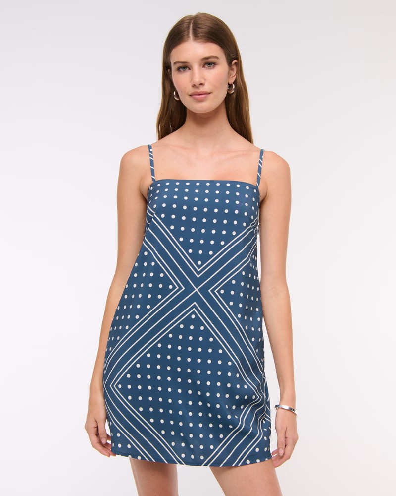 Straight Neck Slip Skort | Abercrombie & Fitch (US)