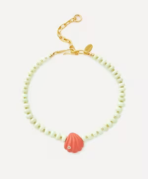 Gold-Plated Sebastian Bead Necklace | Liberty London (UK)
