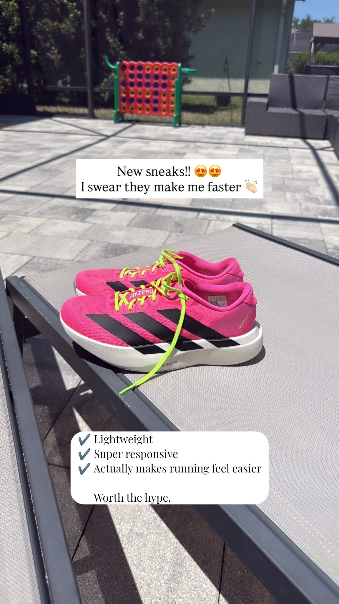 Okay but WHY do these make me feel faster 😭🏃‍♀️ I swear my runs instantly leveled up. Lightweight, super responsive, and actually cute enough to wear beyond workouts. If you’ve been in a running rut… these might be your sign. @adidas 

#LTKActive #LTKselfcare #LTKfitnessgoals