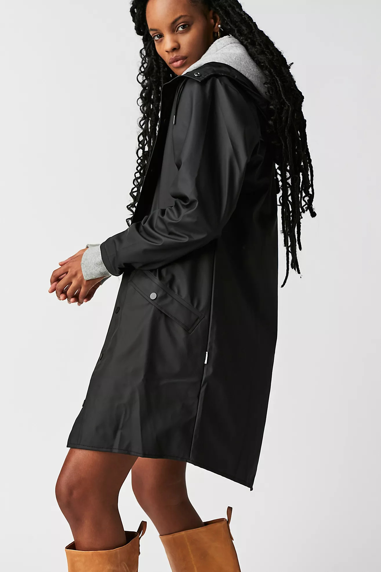 Rains Long Jacket | Free People (UK)