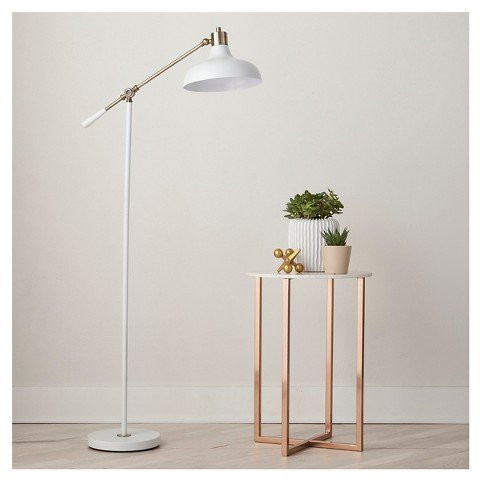 Crosby Schoolhouse Floor Lamp - White -Threshold | Amazon (US)