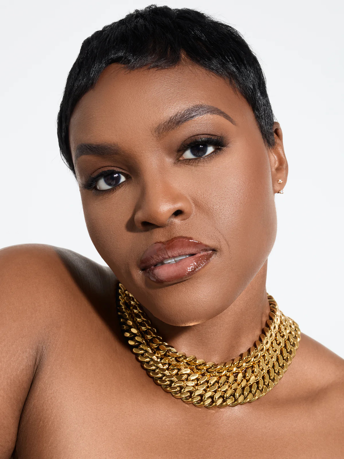 Chunky Cuban Necklace | Garnished in Gold