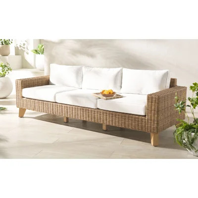 Margarita Wicker Patio Sofa | Perigold