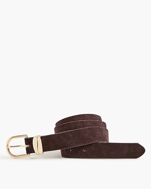 Organic loop suede belt | J.Crew Factory