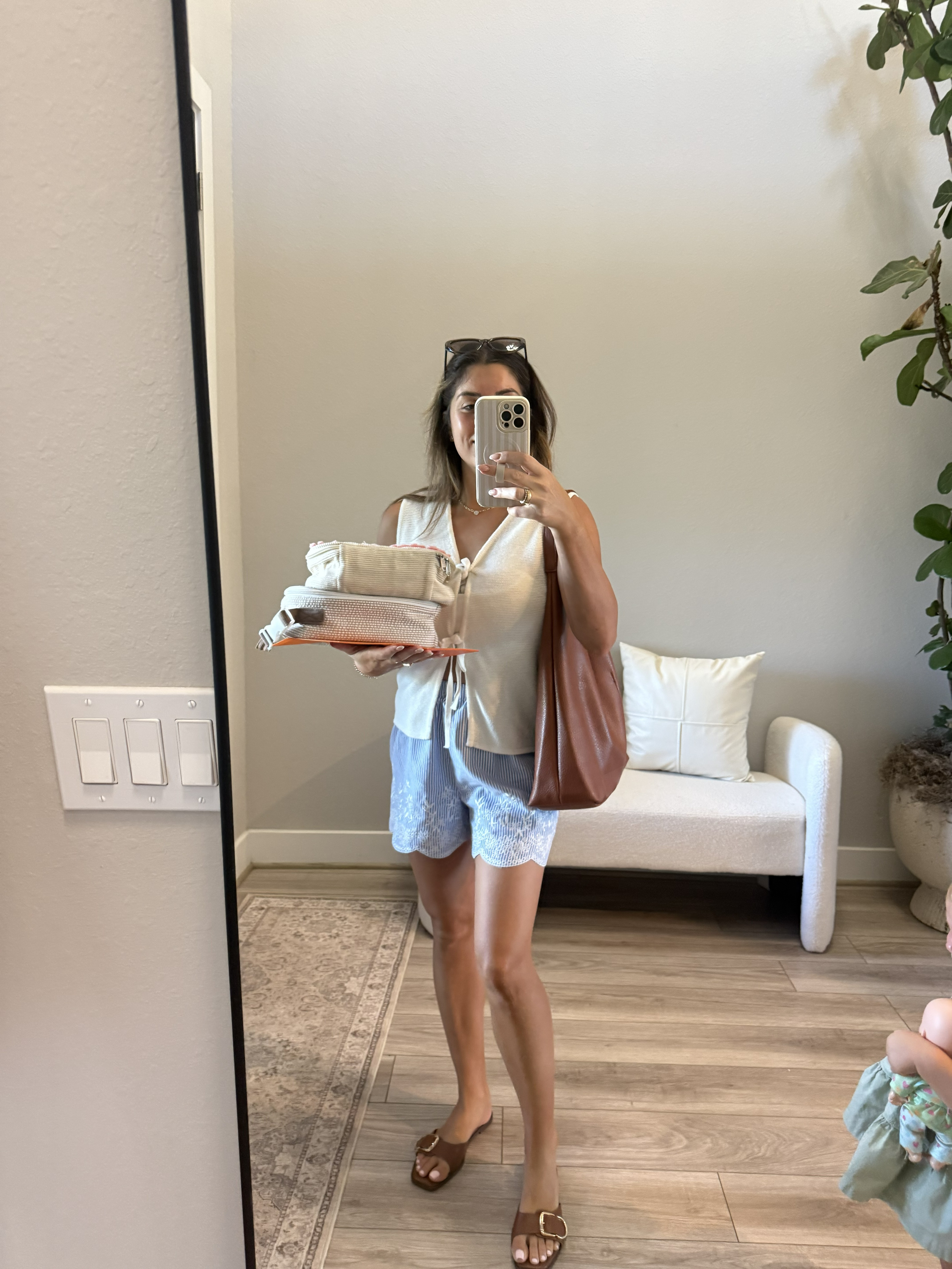 My go-to summer sandals and shorts combo for a perfect beach day. Stylish and comfy! #SummerFashion #BeachWear #AmazonFinds 

 #LTKdayinmylife #LTKmomlife