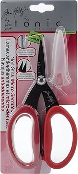 Tonic Studios NOM309477 Tim Holtz Kushgrip Non-Stick Micro Serrated Scissors 7" | Amazon (US)