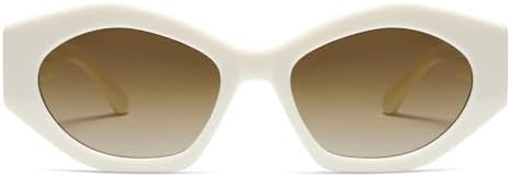 SOJOS Trendy Hexagonal Polarized Sunglasses for Womens Mens,Retro Polygon Shades Plastic Frame Su... | Amazon (US)