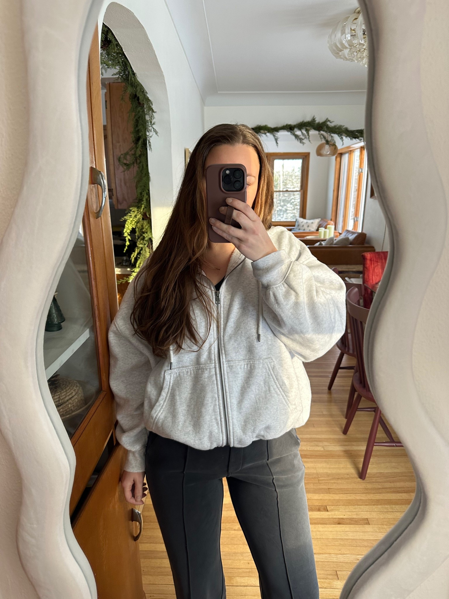 Casual outfit, comfy outfit, travel outfit

Lululemon pintuck Softstreme pants small 
(these can be easily dressed up or down) 
Target zip up hoodie small 

#LTKootd #LTKTravel #LTKmomlife