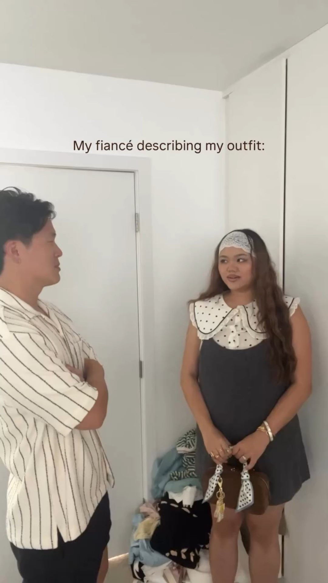 i didn't notice i had to fix my shirt until i was editing this vid 🥲

#couplecomedy #asianfashionblogger #ａｅｓｔｈｅｔｉｃ #girlyaesthetic #pinterestgirl #fashiongirls #fashiongirlie #relationshiphumor #couplehumor #coquetteoutfit #girlyoutfits #polkadottop #polkadotdress