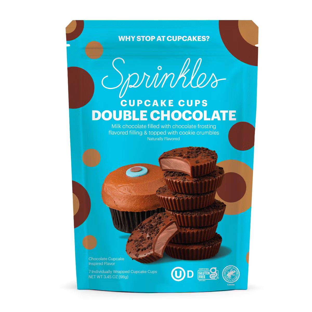Sprinkles Chocolate Double Chocolate Cups – 3.45oz | Target