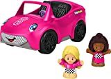 Barbie Convertible by Fisher-Price Little People, Push-Along Vehicle with Sounds and 2 Figures fo... | Amazon (US)