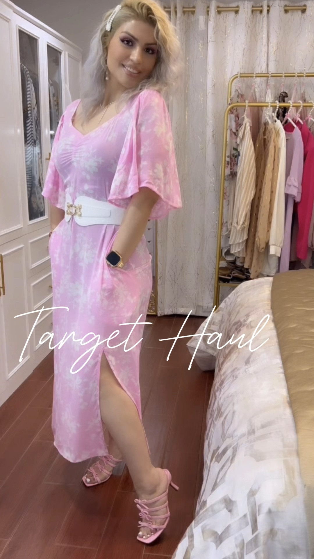 Target Haul pink Maxi dress, size medium and pink heels size 8.5.


OOTD,Fashion finds,Style Inspo,stylish finds,Outfit,Look,Trendy looks,Fashion favorites,Apparel,Clothing,Accessories,Beauty,Makeup,Lifestyle,Inspiration,Shop my style,Affordable, must-have pieces,Influencer, FashionAddict, OOTD, fashion finds, style inspo, stylish finds, outfit, trendy looks, fashion favorites, apparel, clothing, accessories, beauty, inspiration, shop my style, affordable, must-have pieces, influencer, 

#LTKStyleTip #LTKVideo #LTKFindsUnder50