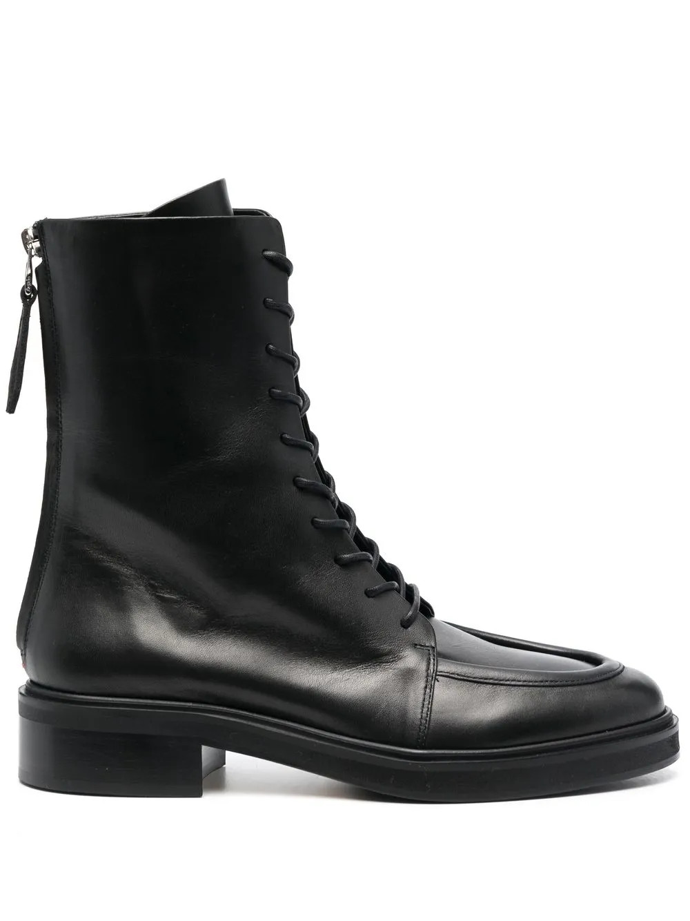 Aeyde Low Heel Combat Boots - Farfetch | Farfetch Global