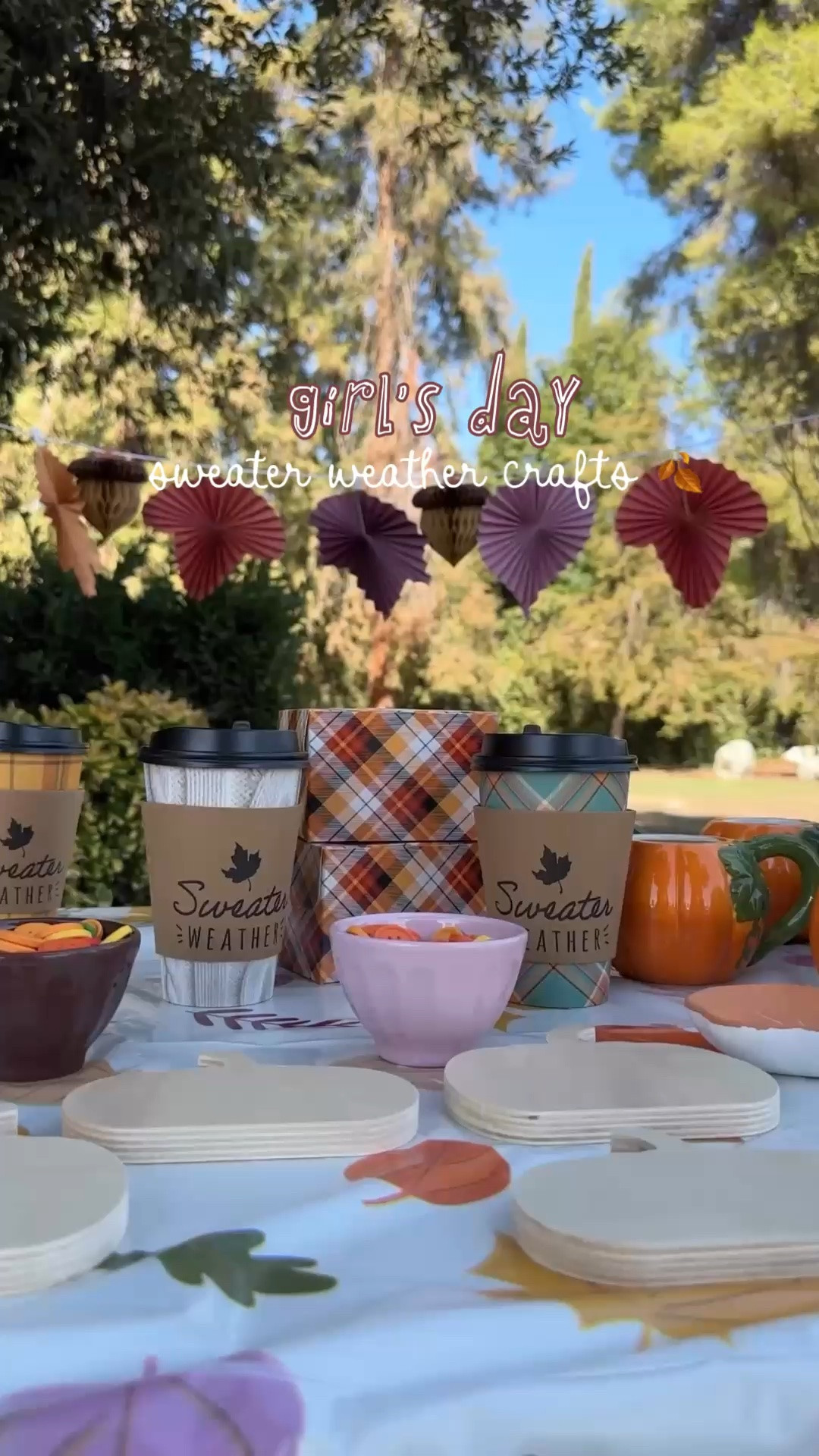#OTCPARTNER This color scheme is so perfect heading into fall. The sweater weather cups look like sweaters and will make the cutest photos! We loved how easy these crafts were to do and how we can actually use all of them!🍂

#LTKdayinmylife #LTKSeasonal #LTKHome