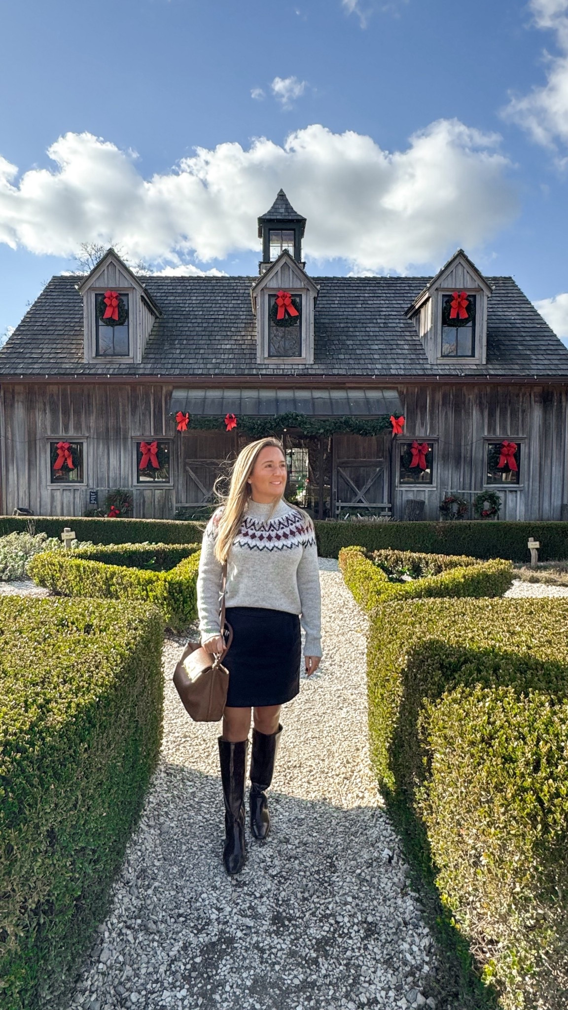 The perfect outfit for the holiday season! (Top is an XS, skirt is a 2, and boots are a 6.)

#LTKHoliday #LTKSeasonal #LTKCyberWeek