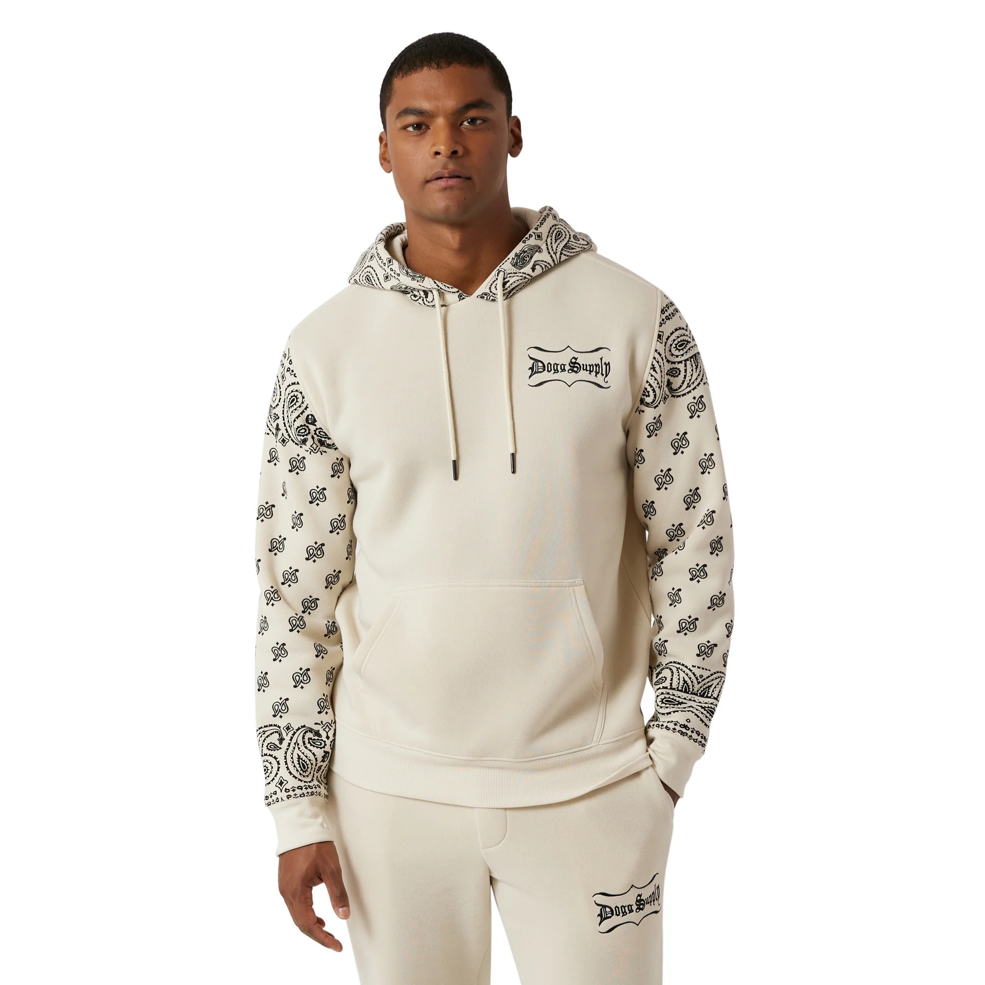 Dogg Supply by Snoop Dogg Men's & Big Men's Paisley Fleece Hoodie Sweatshirt, Sizes XS-3XL | Walmart (US)