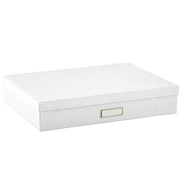 Bigso Stockholm Document Box White | The Container Store