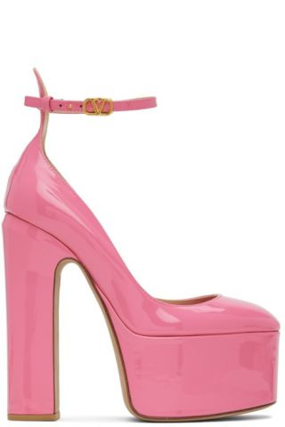 Pink Tan-Go Platform Pumps | SSENSE
