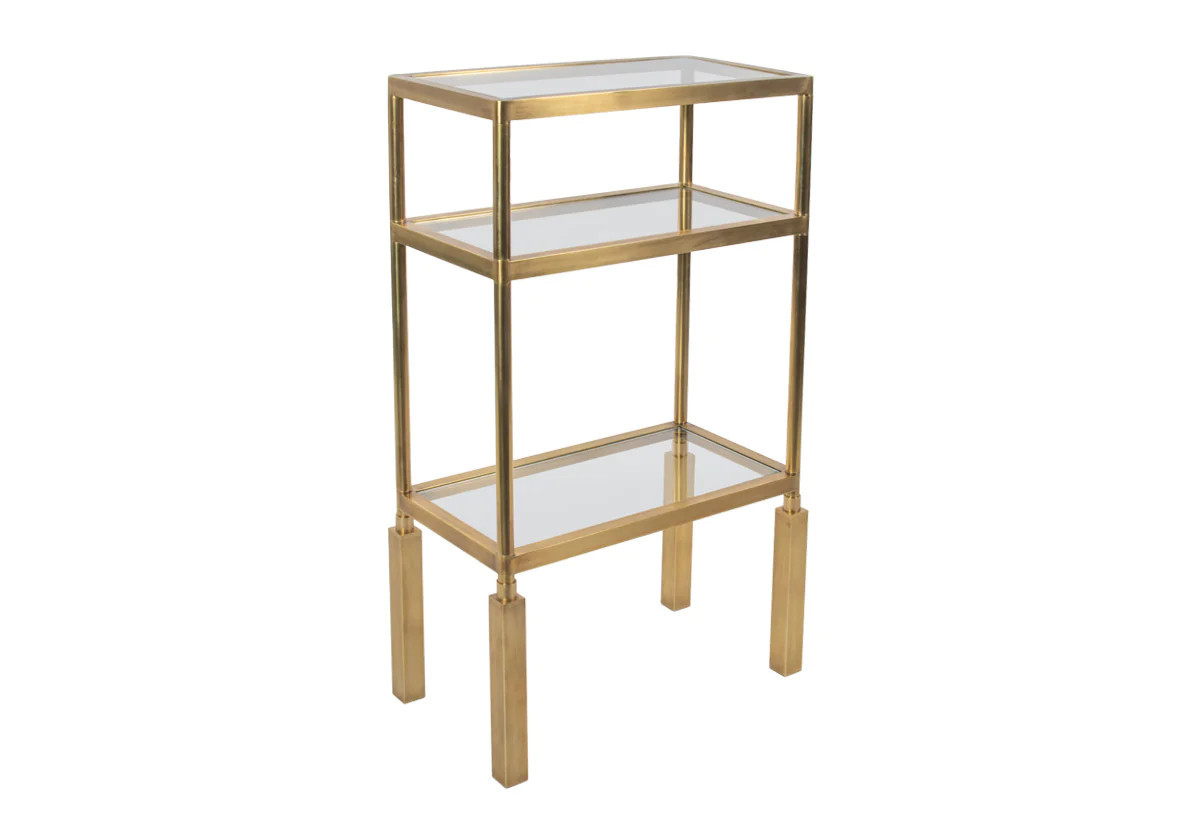 BEATRICE BRASS ETAGERE | Alice Lane Home Collection