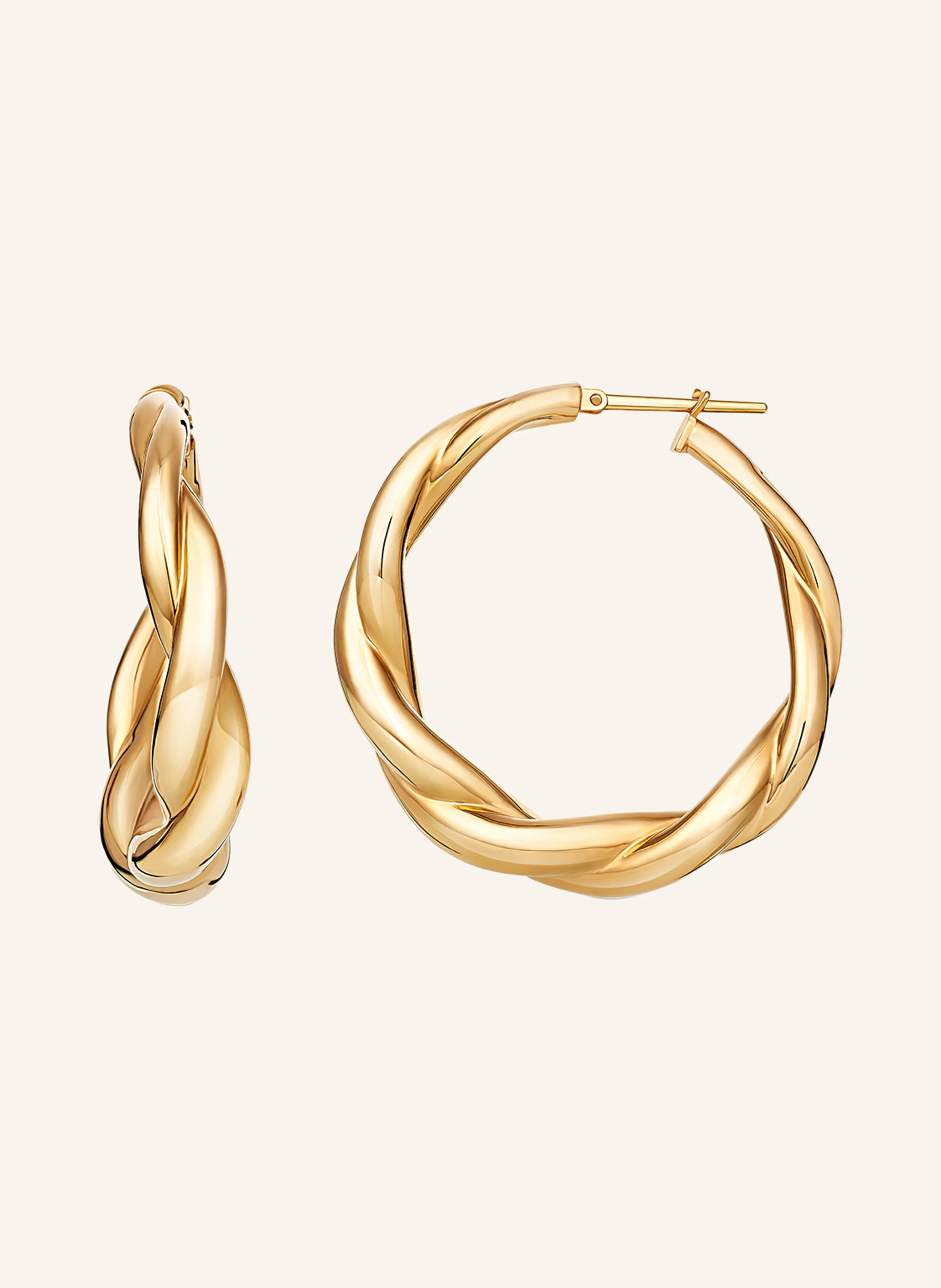 WEMPE Fine Jewelry Creole TWIST in gold | Breuninger (DACH)