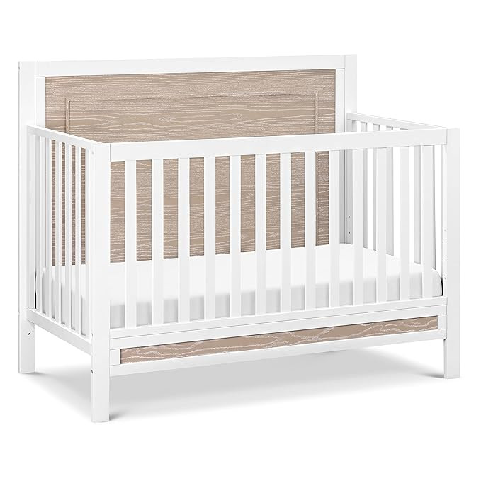 Carter's by DaVinci Radley 4-in-1 Convertible Crib in White & Coastwood, Greenguard Gold Certifie... | Amazon (US)