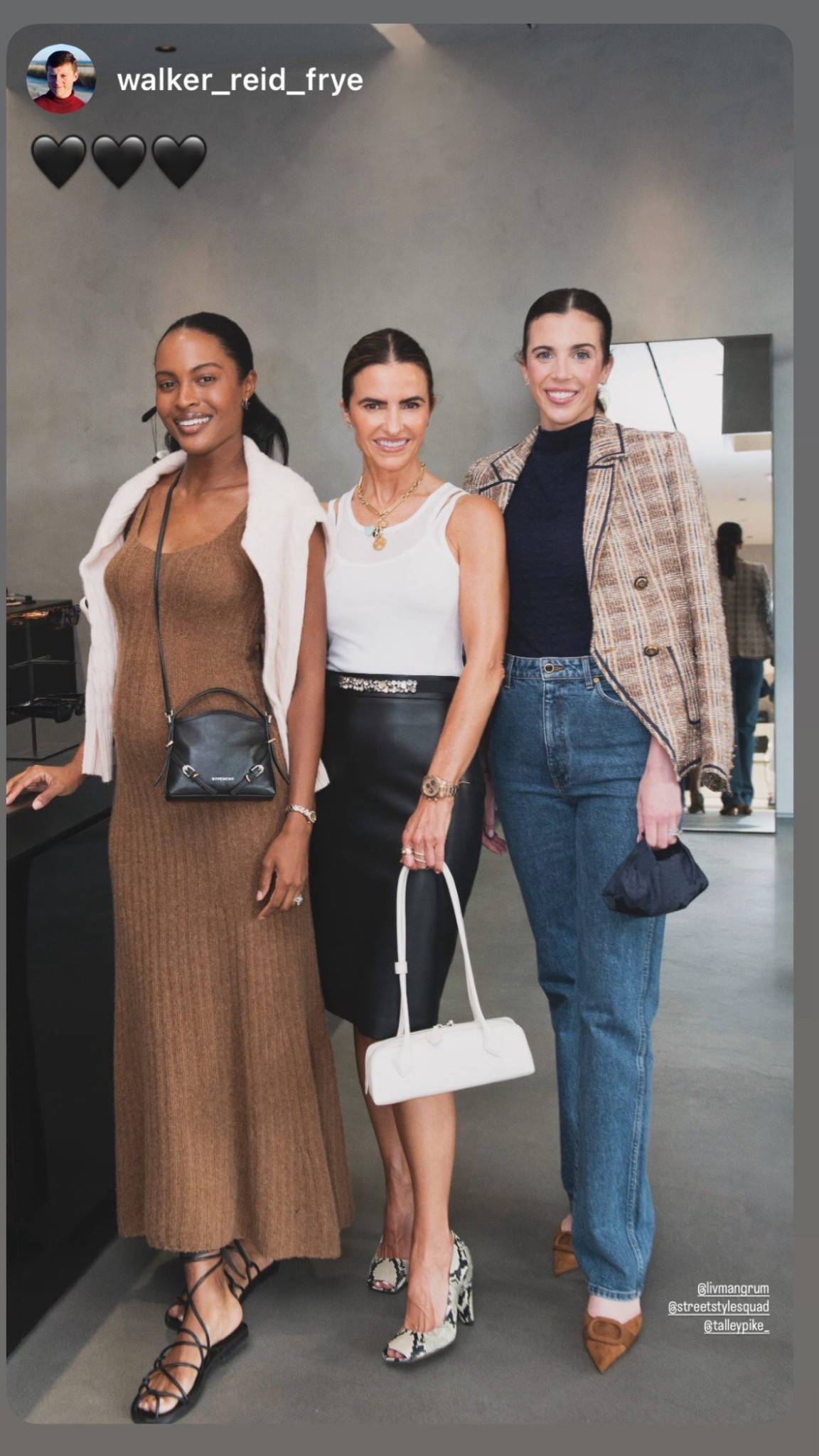 gno’s are always fun!! off to a the charity event at @khaite in @hp_village tonight supporting @cattlebaronsbar 

shop my oh so fabulous fall-ish transitional look🖤🤍 + all my new favorites by khaite linked below as well! 

wearing a cool tank, gorg leather skirt (runs tts wearing s), fav snakeskin heels bag & jewelry too! 

#LTKStyleTip #LTKWorkwear #LTKItBag