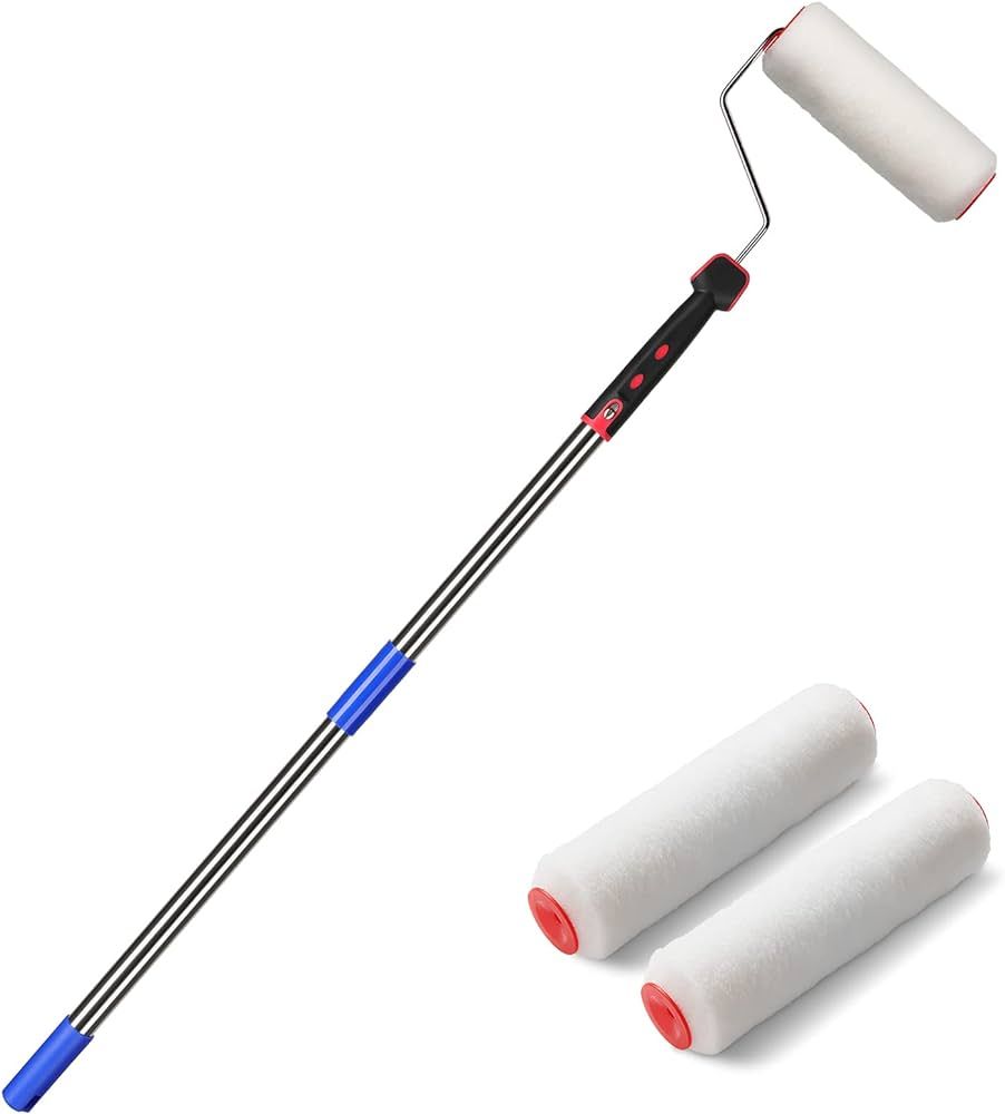 FLY HAWK Paint Roller,4 FT Brush kit Multi-Function Paint Roller kit with House Paint Roller Brus... | Amazon (US)