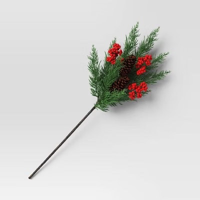 Christmas Pine and Red Berry Stem 

#LTKSeasonal #LTKHome #LTKHoliday