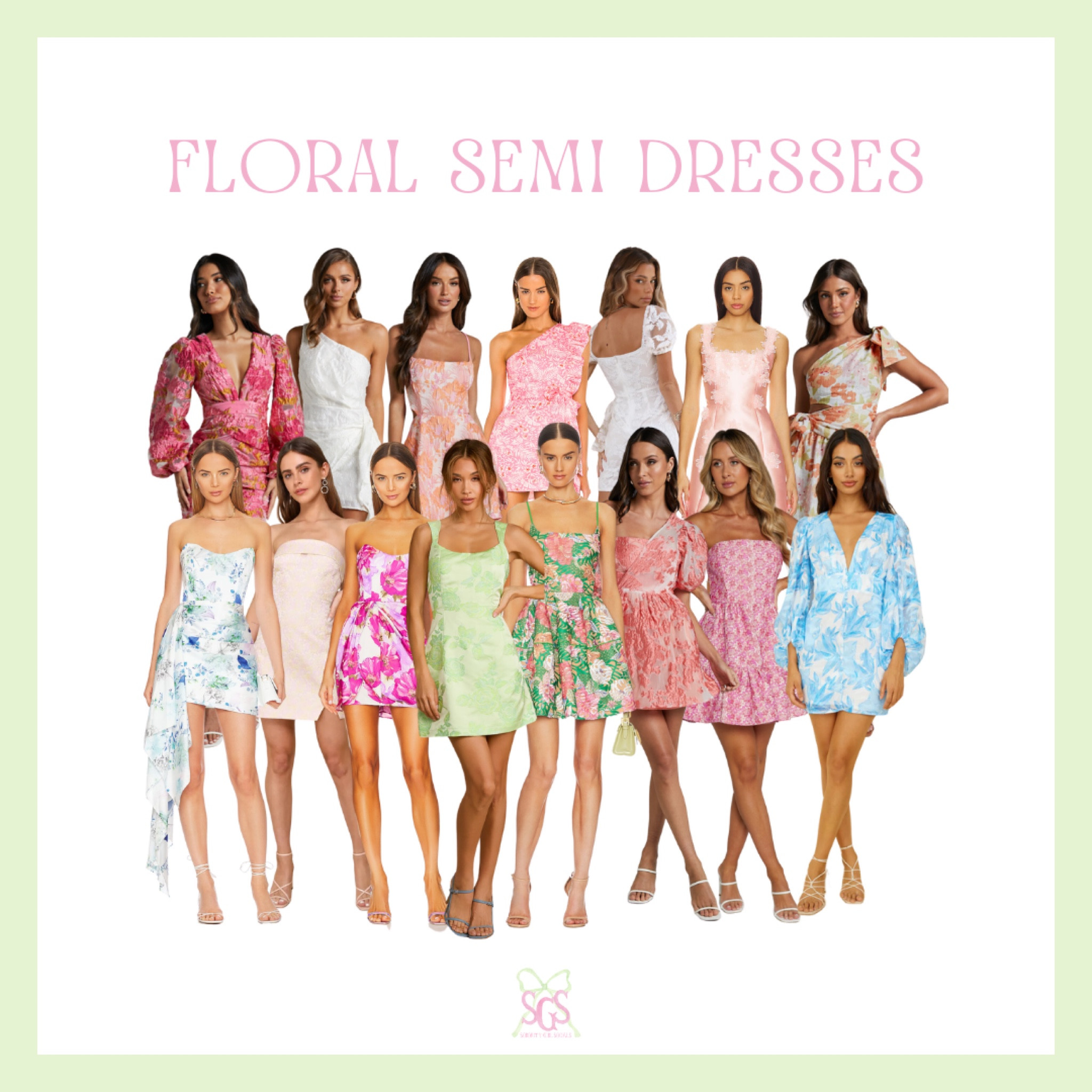 FLORAL SEMI DRESSES🩷

#LTKU #LTKwedding #LTKSeasonal