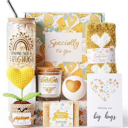 Self Care Gifts for Women,Unique Birthday Gifts for Women,Get Well Soon Gift Baskets,Care Package Thinking of You Sympathy Inspirational Mothers Day Gifts for Women Wife Friends Teenage Girls | Amazon (US)