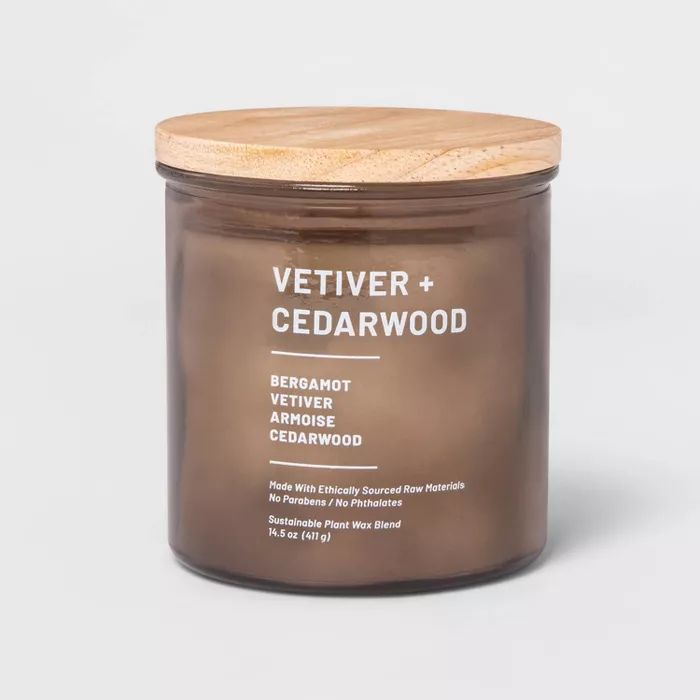 Glass Jar Vetiver and Cedarwood Candle - Project 62™ | Target