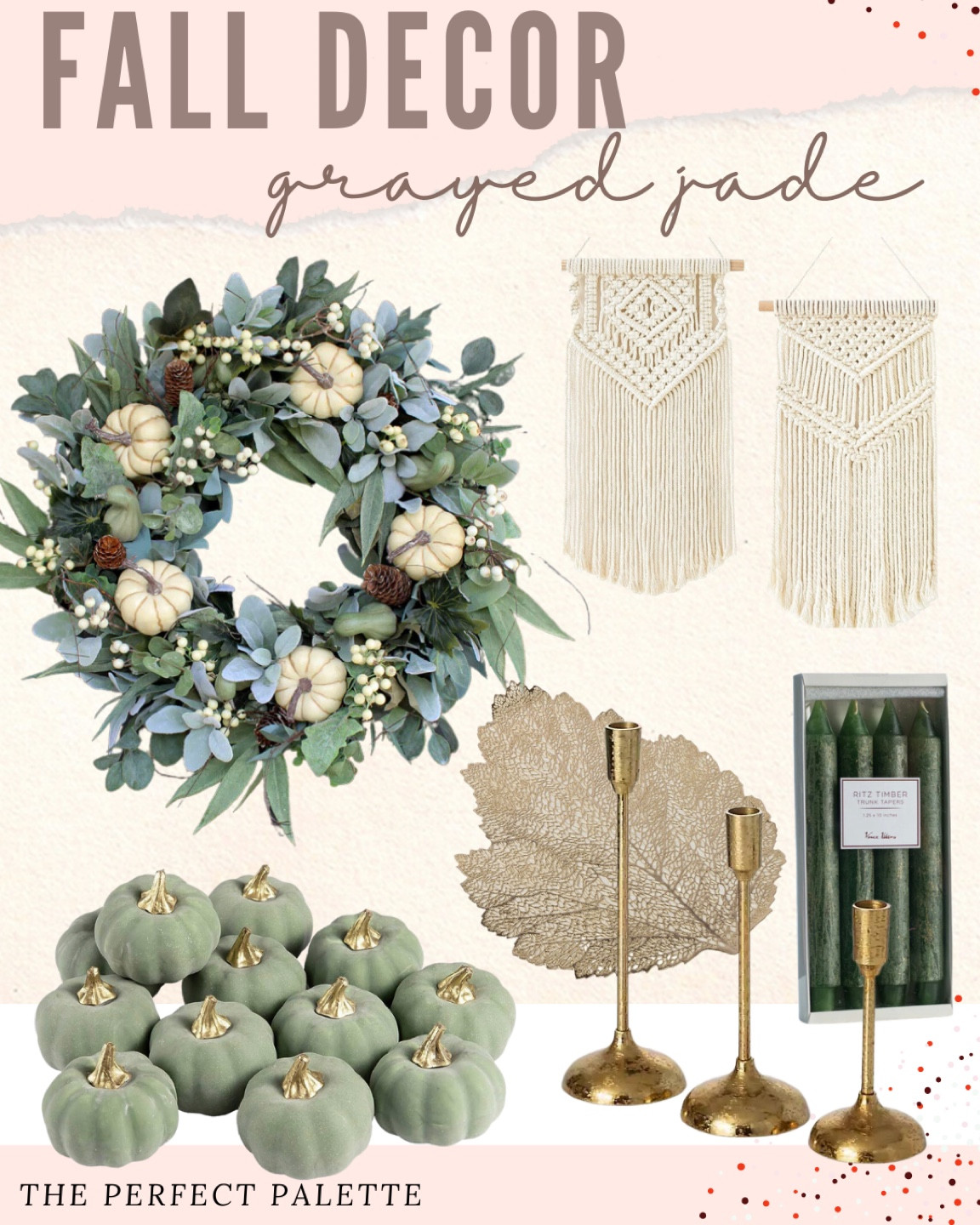 White pumpkins and green pumpkins! 

fall decor
fall wedding
coffee table 
halloween
fall foliage
fall candles 
centerpiece 
fall wreath

#LTKStyleTip #LTKParties #LTKWedding