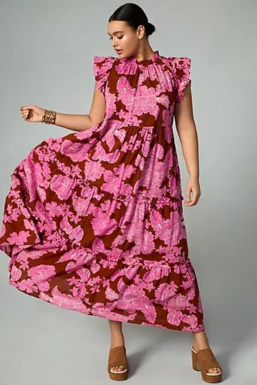 Love The Label Tiered Ruffled Dress | Anthropologie (US)