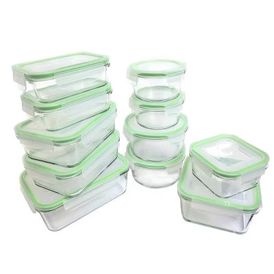 Kinetic GoGreen Glassworks 22-Piece Oven Safe Glass Food Storage Container Set with Lid | Target