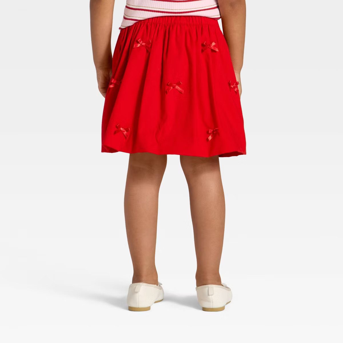 Toddler Girls' Bow Skirt - Cat & Jack™ Red | Target