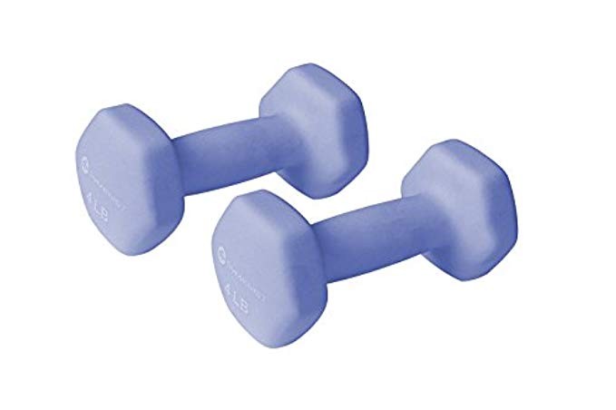 Gymenist Pair Of Dumbbells Set Of 2 Soft Non Slip Grip Dumbbells Pair Covered With Neoprene | Amazon (US)