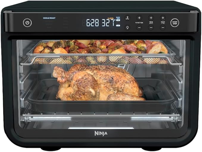 Ninja DT202BK Foodi 8-in-1 XL Pro Air Fry Oven, Large Countertop Convection Oven, Digital Toaster... | Amazon (US)