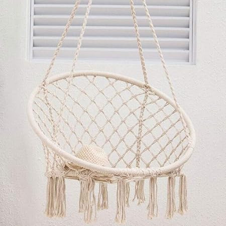 Xiaolian Hammock Swing Chair for 2-16 Years Old Kids,Handmade Knitted Macrame Hanging Swing Chair... | Amazon (US)