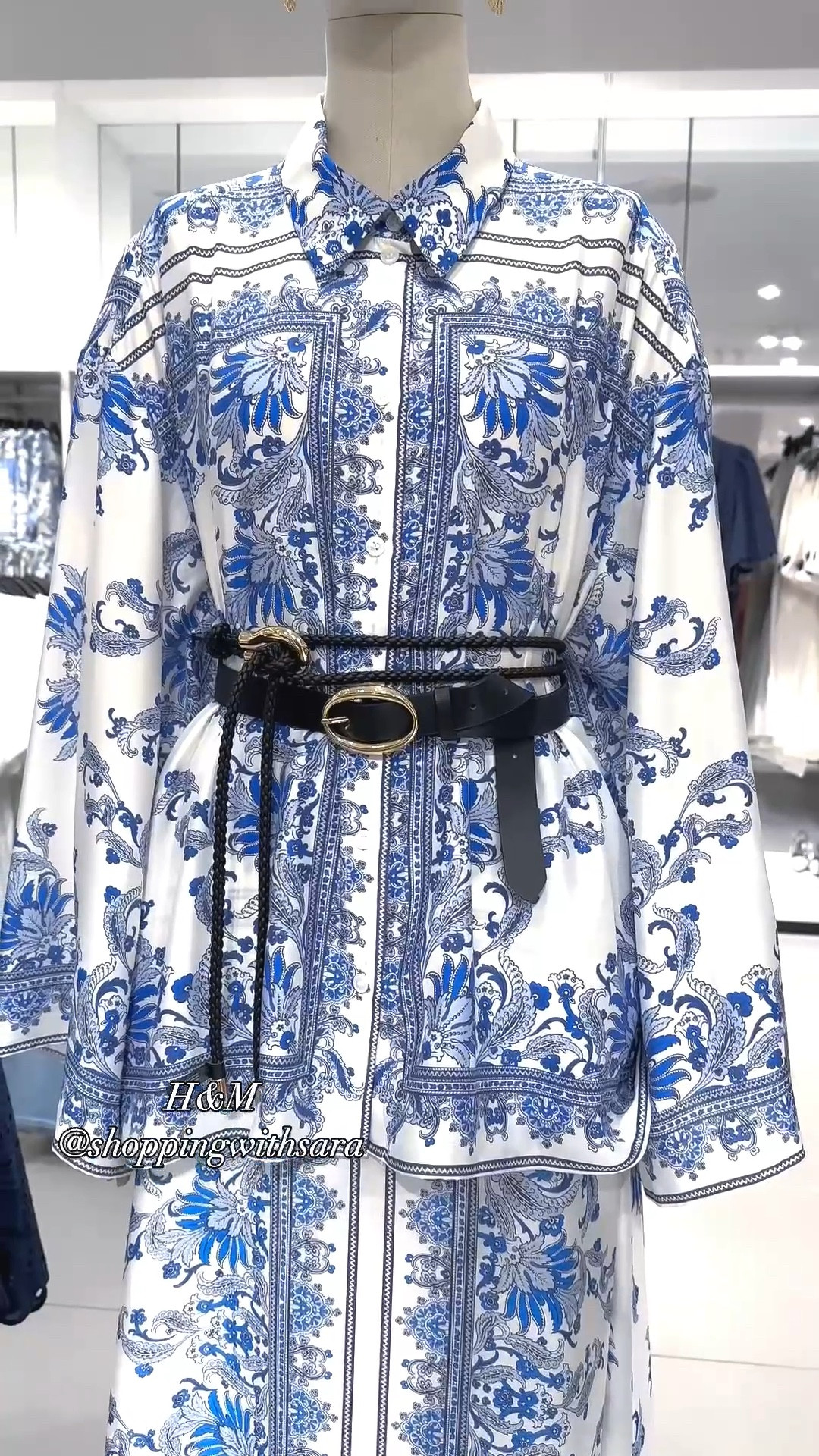 Okay girls, tell me this isn’t giving Andalusian princess energy?! This flowy H&M set with the blue tile-inspired print is so dreamy. I’m obsessed with the belting — they literally used two belts to cinch the waist, and it WORKS. The whole thing is a blend between linen, cotton, lyocell and viscose and moves like a dream, almost like a modern kimono.

You already know where my mind went — I saw this and immediately thought of posing in Alcázar Palace or maybe Alhambra, surrounded by tiles and arches, just blending into the beauty. I don’t know if it’s Seville or Granada, but the vision is clear! And yes… I found the full set so you don’t have to look for it. Link’s up!

#HMOutfit #MatchingSet #ModestFashion #SpringStyle #VacationOutfit #KimonoStyle #AlcazarPalaceVibes #BlueAndWhiteStyle #SpringFashion2025 #CoOrdSet #HMFashionFinds #ViscoseStyle #ModestStyle #TravelStyle #ElegantLook#hmxme

#LTKsummer #LTKmodest #LTKAroundTheWorld