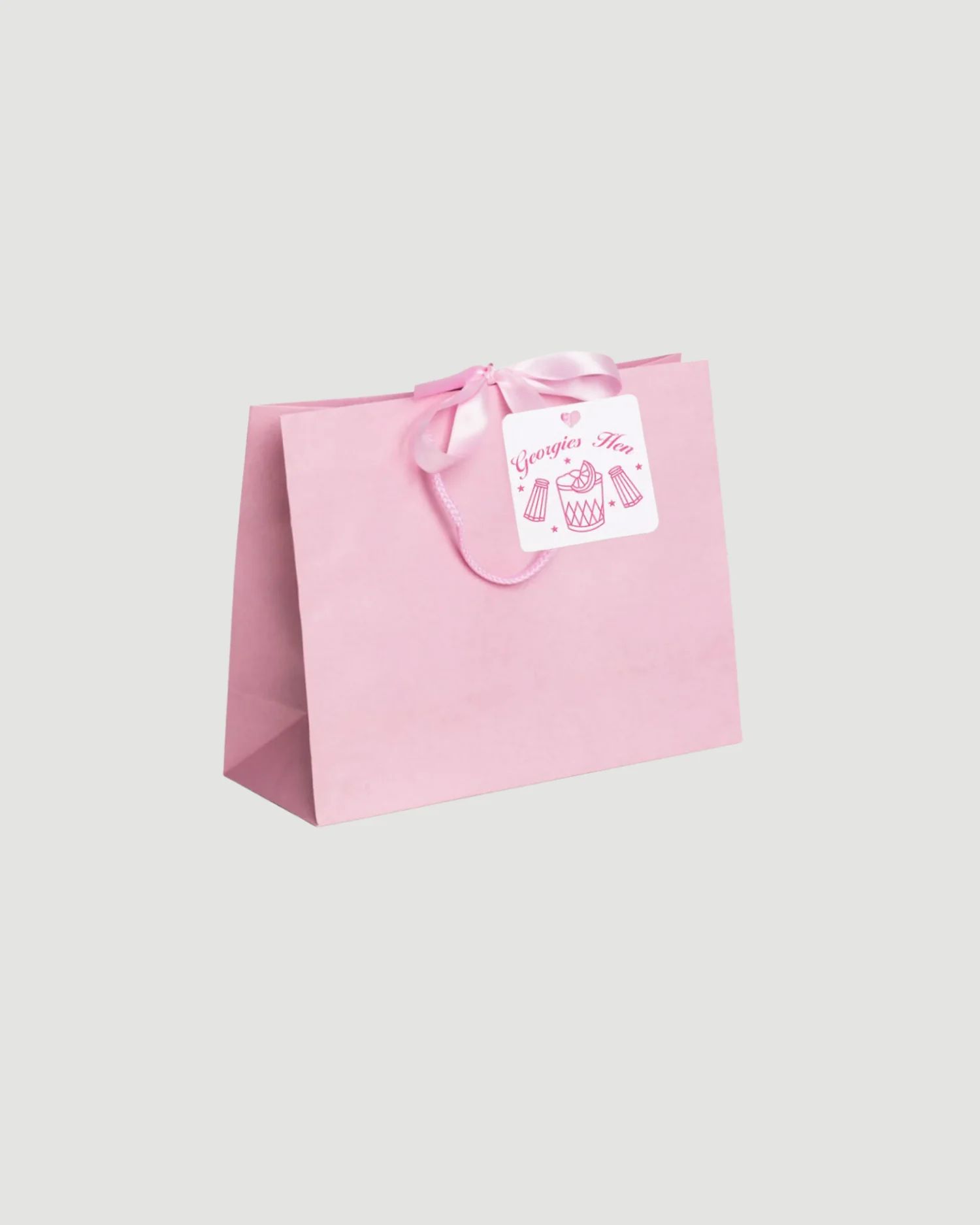 Personalised Pink Gift Bags (set of 12) | Gigi & Olive