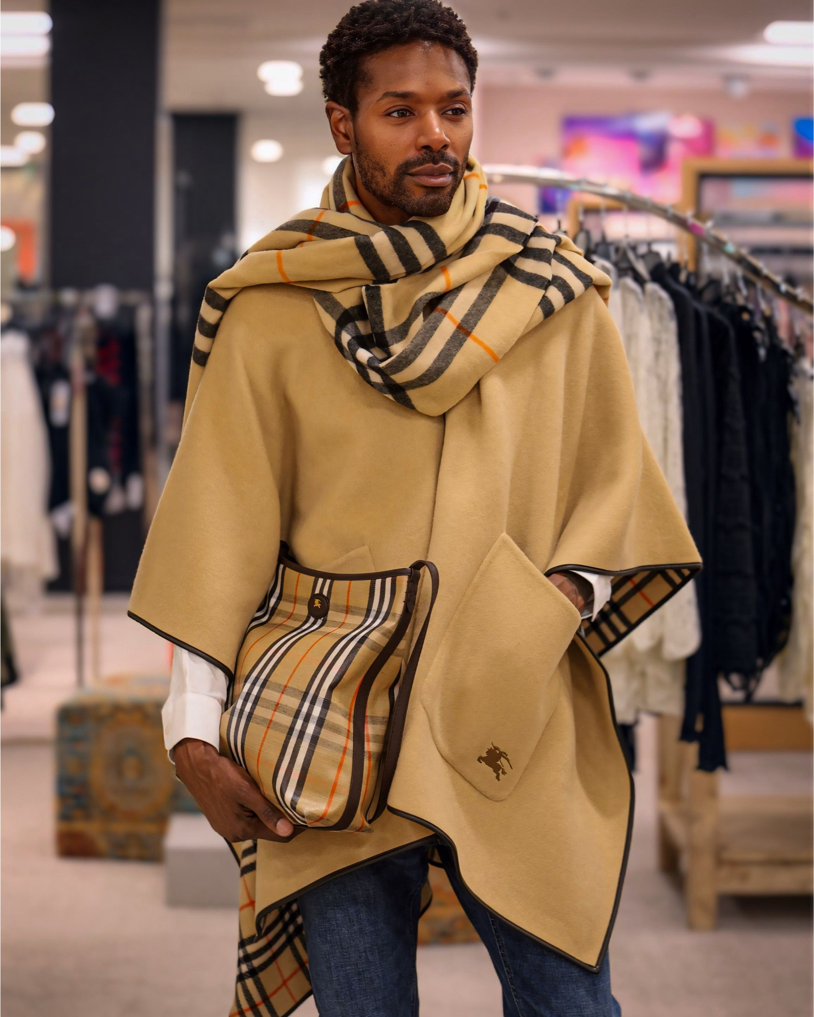 Men consider a poncho to elevate your @burberry look! 


#LTKMens #LTKSeasonal