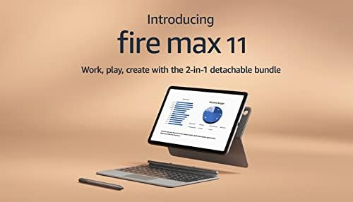 Introducing Amazon Fire Max 11 tablet productivity bundle with Keyboard Case, Stylus Pen, octa-co... | Amazon (US)