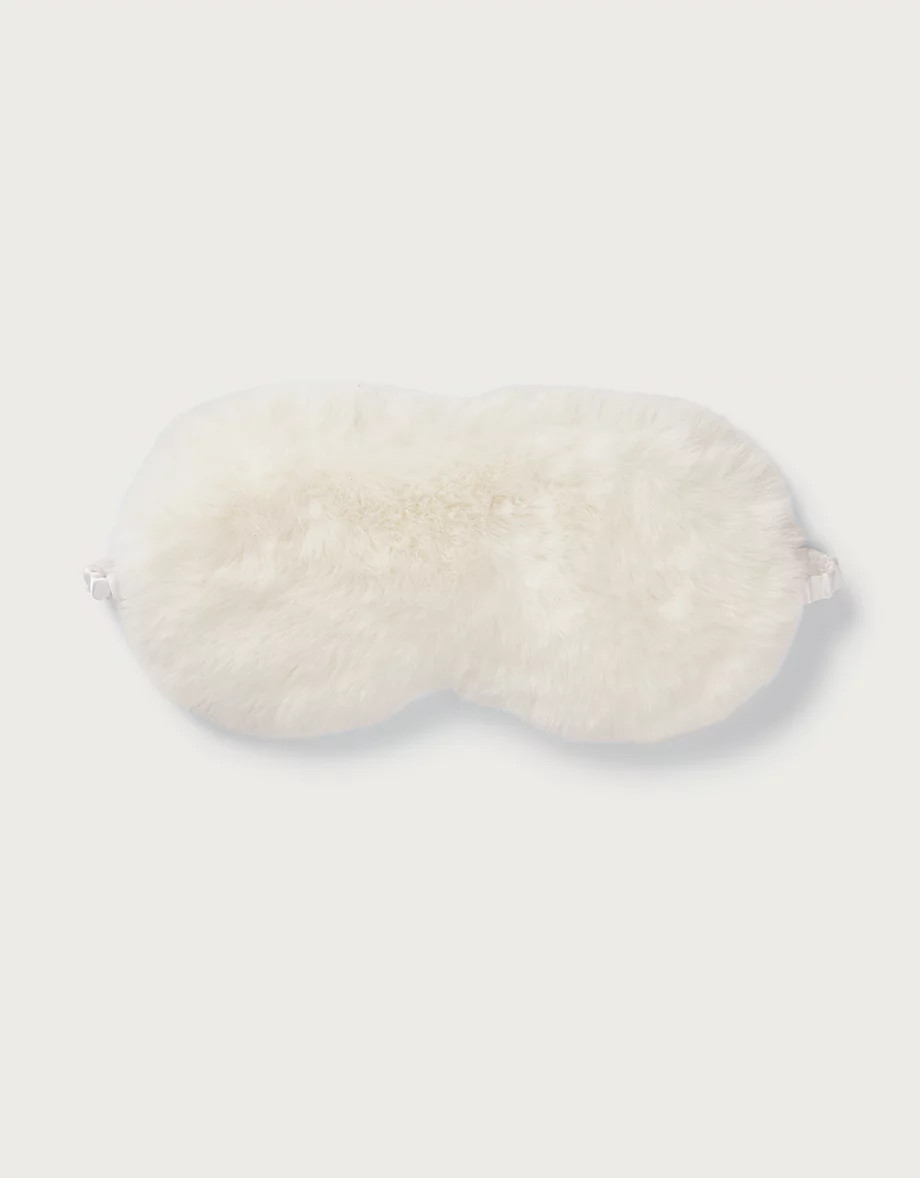 Faux Fur Sleep Eye mask | The White Company UK & ROW