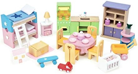 Le Toy Van - Wooden Dolls House Full Starter Furniture & Accessories Play Set for Dolls Houses | ... | Amazon (US)