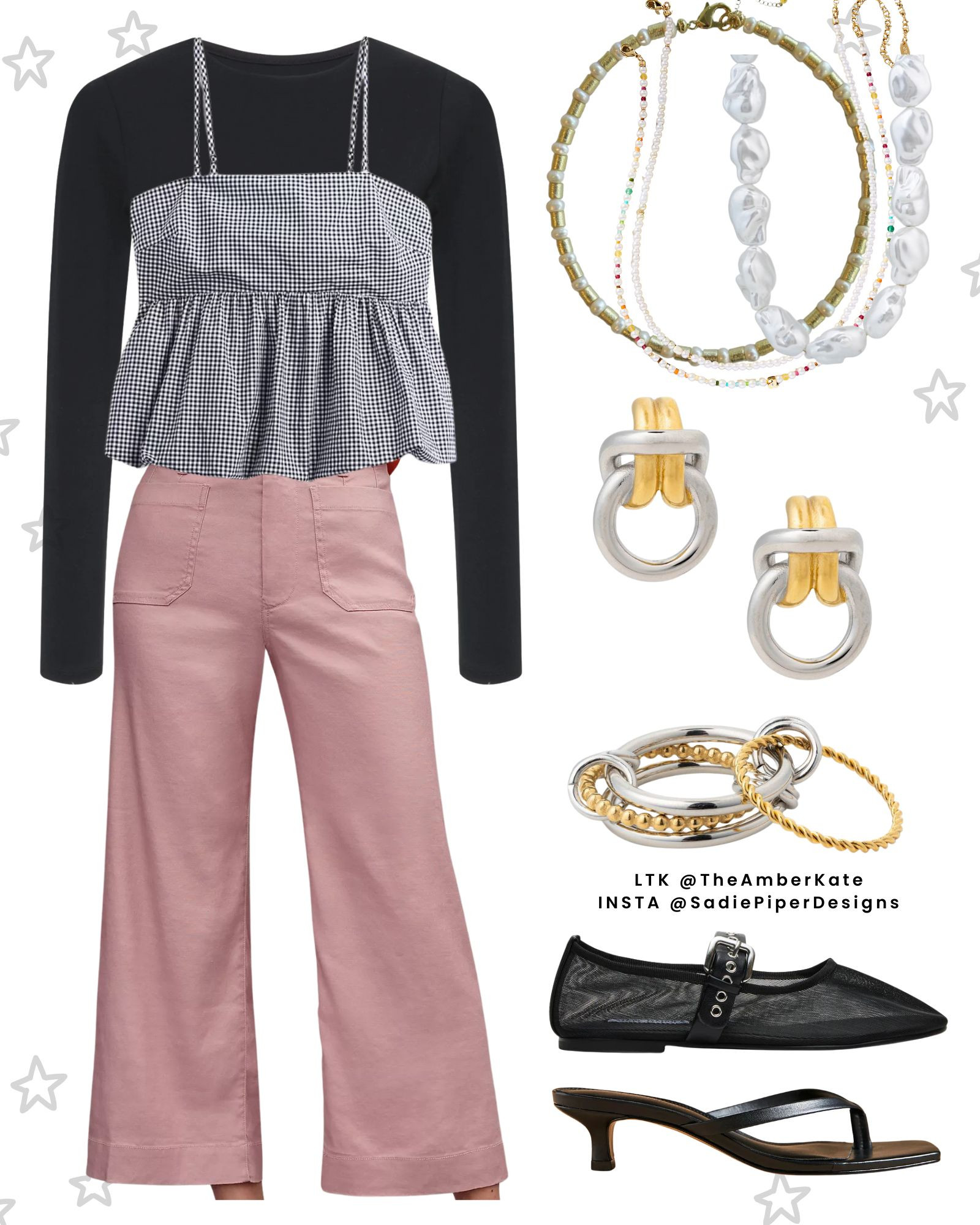 fall halloween teacher outfit idea: gingham bubble top with pink pants 

 

#LTKMidsize #LTKWorkwear