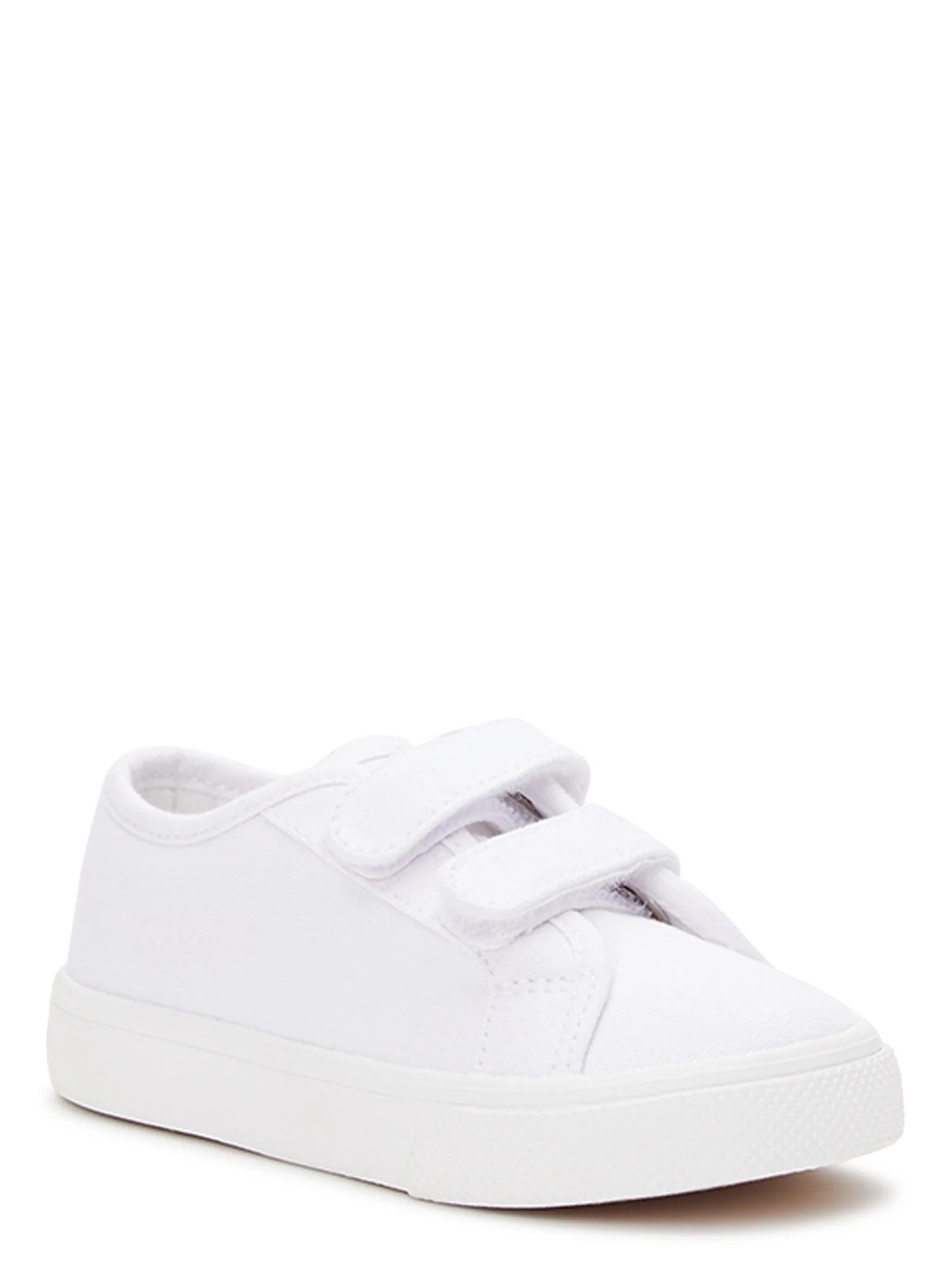 Wonder Nation Toddler Girls Canvas Skate Sneakers | Walmart (US)