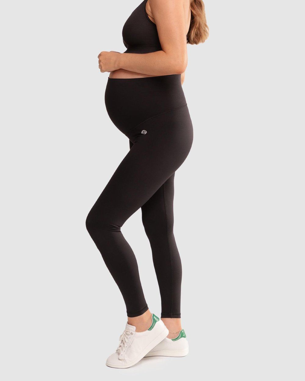 Mama Full Length Pregnancy Tight - Black | THE ICONIC (AU & NZ)