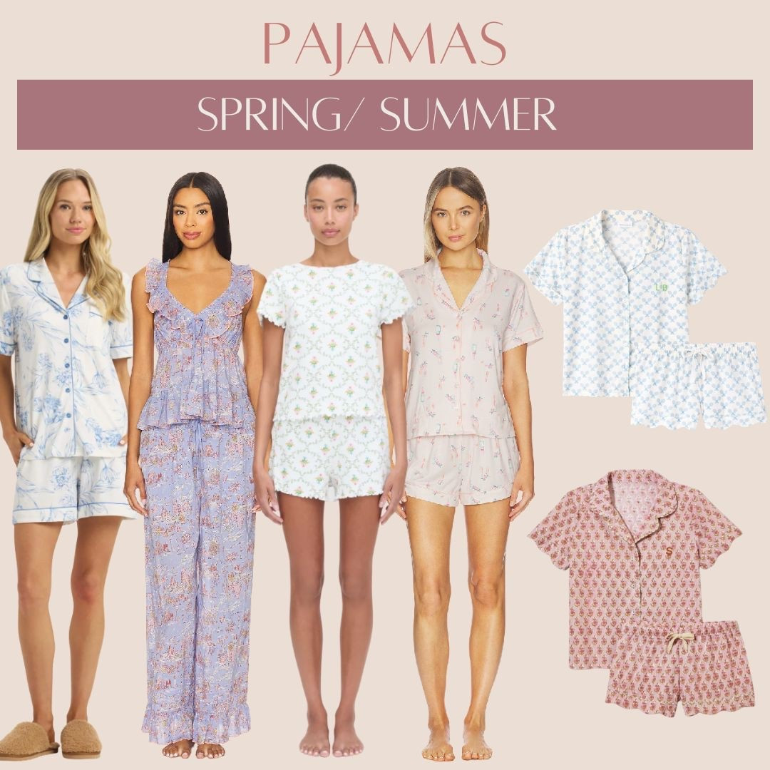 Spring/ Summer PJs I have my eye on! #pjs #pajamas #spring #summer #loungewear #floral 

#LTKootd #LTKgrwm