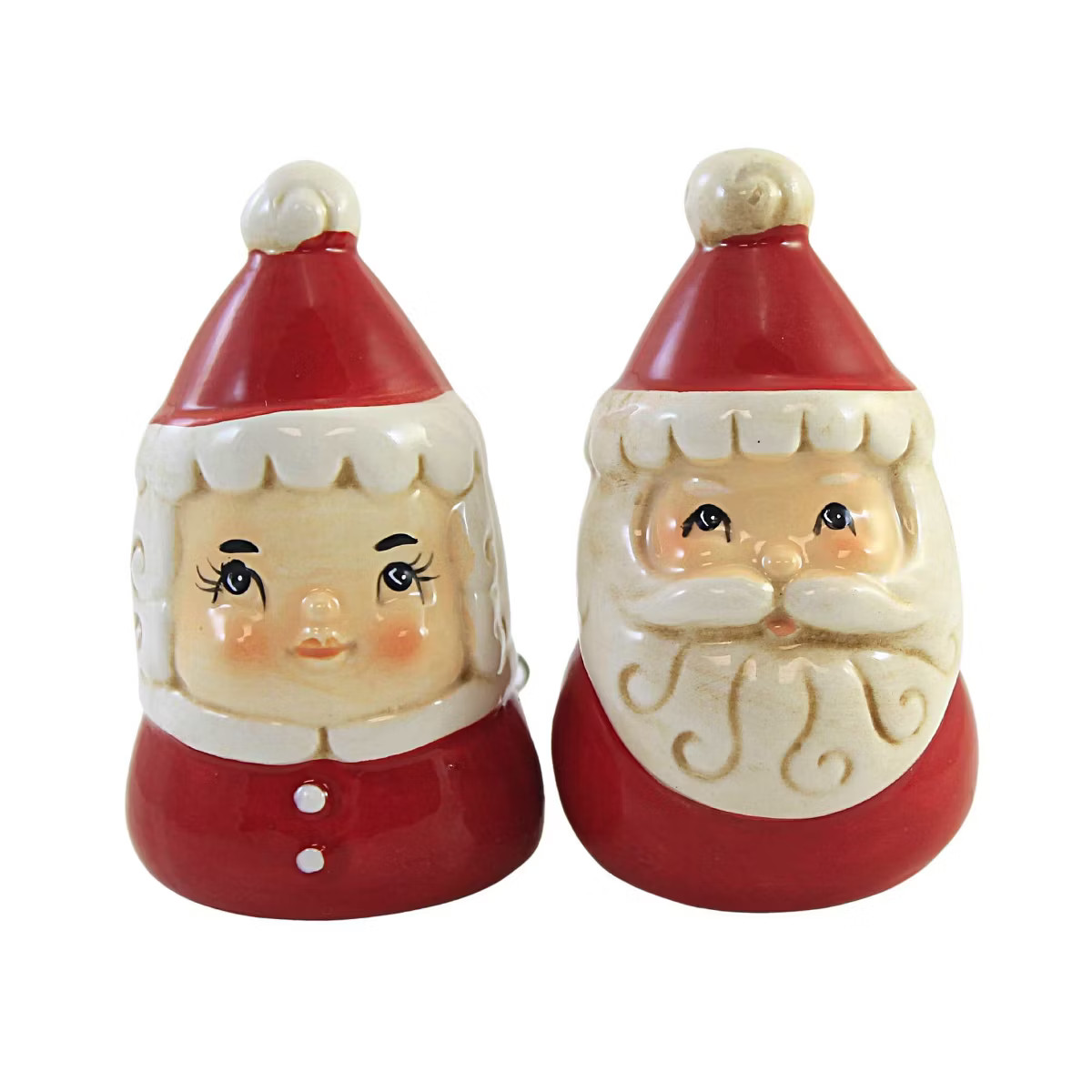 Tabletop 3.5 Inch Mr./Mrs. Claus Salt And Pepper , Christmas Johanna Parker (2PC) | Target