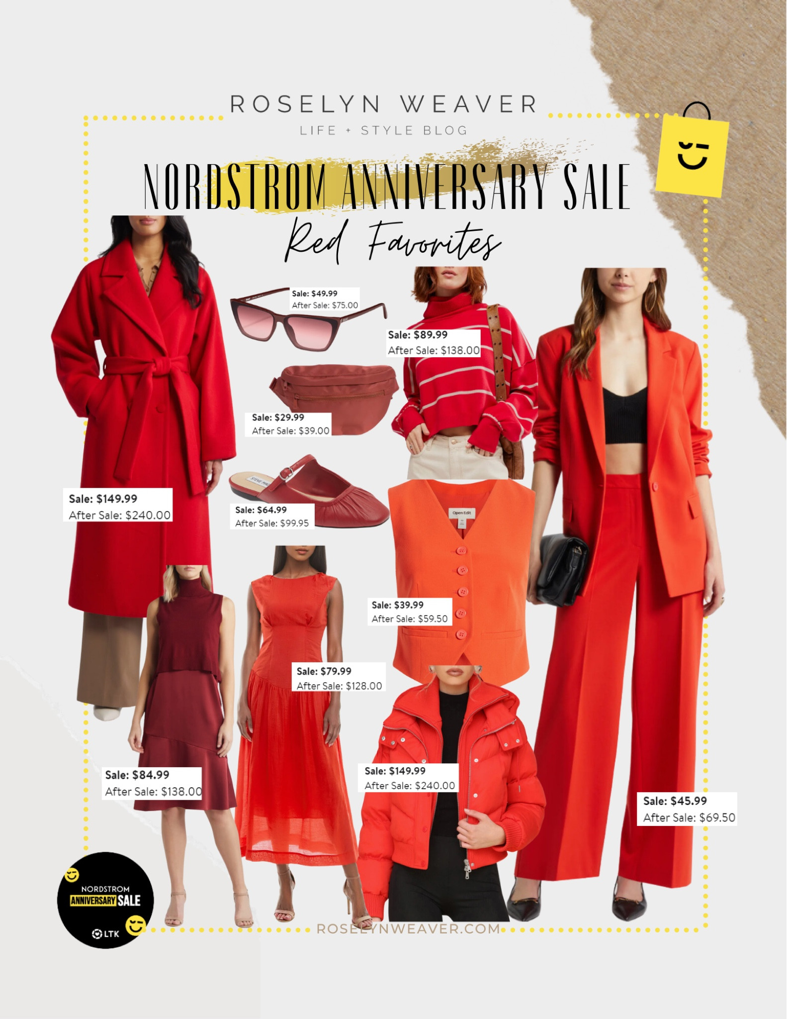 Nordstrom anni very sale - color of the season, RED

Matching sets, vest, ballet slides, puffer jacket, sunglasses, belt bag, wool jacket 

#LTKxNSale #LTKFindsUnder50 #LTKStyleTip